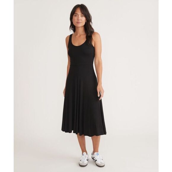 ✨Marine Layer Lexi Rib Fit and Flare Midi Dress✨ - Picture 5 of 14